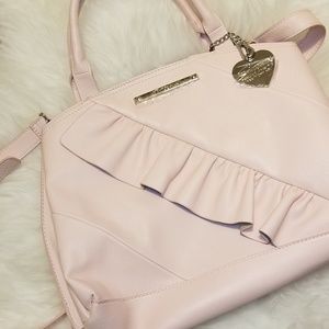 Pink Betsey Johnson crossbody bag